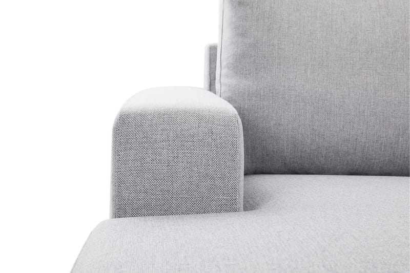 Crazy 6-sits Vänstervänd U-formad X-Large Hörnsoffa med divan i Tyg - Grå - Möbler - Soffa - Hörnsoffa - Hörnsoffa med divan