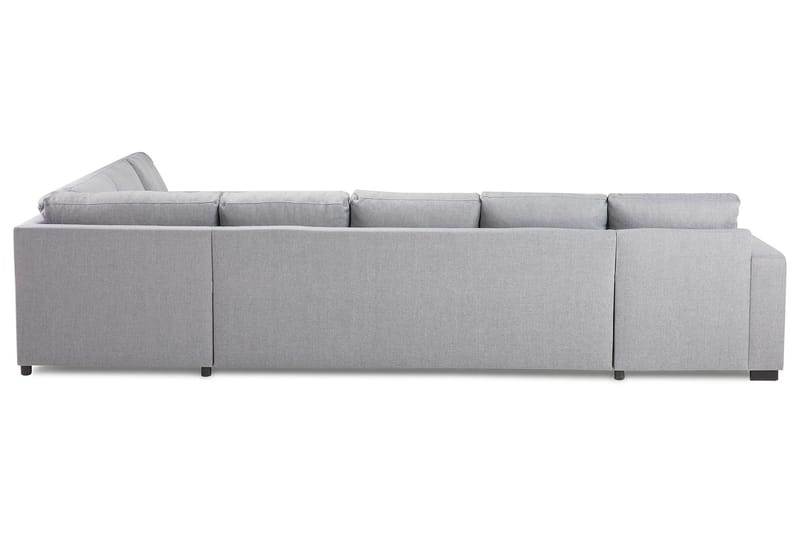 Crazy 6-sits Vänstervänd U-formad X-Large Hörnsoffa med divan i Tyg - Grå - Möbler - Soffa - Hörnsoffa - Hörnsoffa med divan