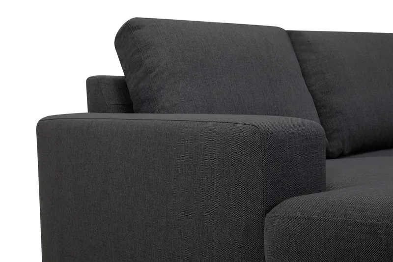Crazy 6-sits Vänstervänd U-formad X-Large Hörnsoffa med divan i Tyg - Mörkgrå - Möbler - Soffa - Hörnsoffa - Hörnsoffa med divan