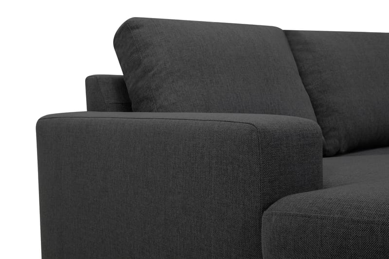 Crazy 6-sits Vänstervänd U-formad X-Large Hörnsoffa med divan i Tyg - Mörkgrå - Möbler - Soffa - Hörnsoffa - Hörnsoffa med divan