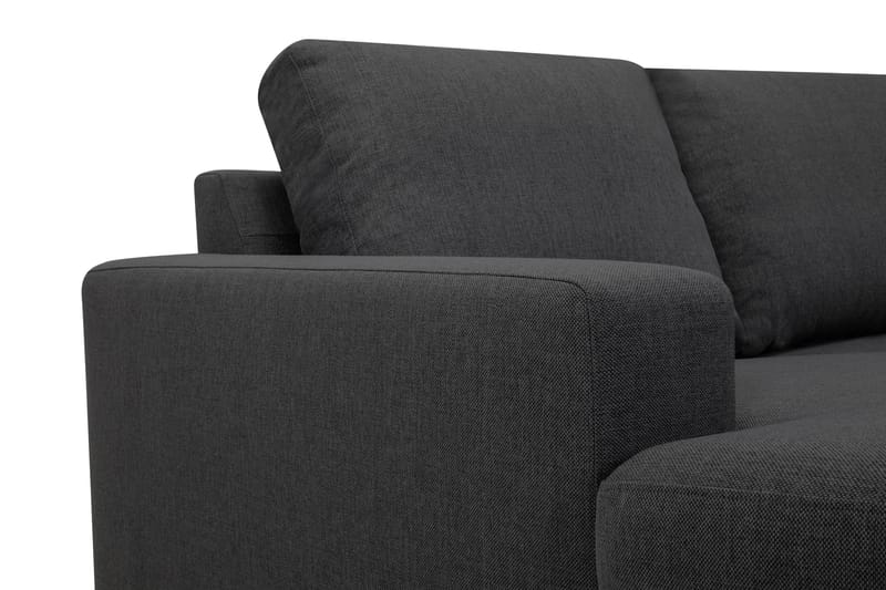 Crazy 6-sits Vänstervänd U-formad X-Large Hörnsoffa med divan i Tyg - Mörkgrå - Möbler - Soffa - Hörnsoffa - Hörnsoffa med divan