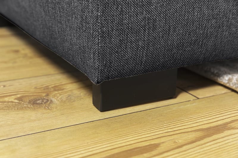 Crazy 6-sits Vänstervänd U-formad X-Large Hörnsoffa med divan i Tyg - Mörkgrå - Möbler - Soffa - Hörnsoffa - Hörnsoffa med divan