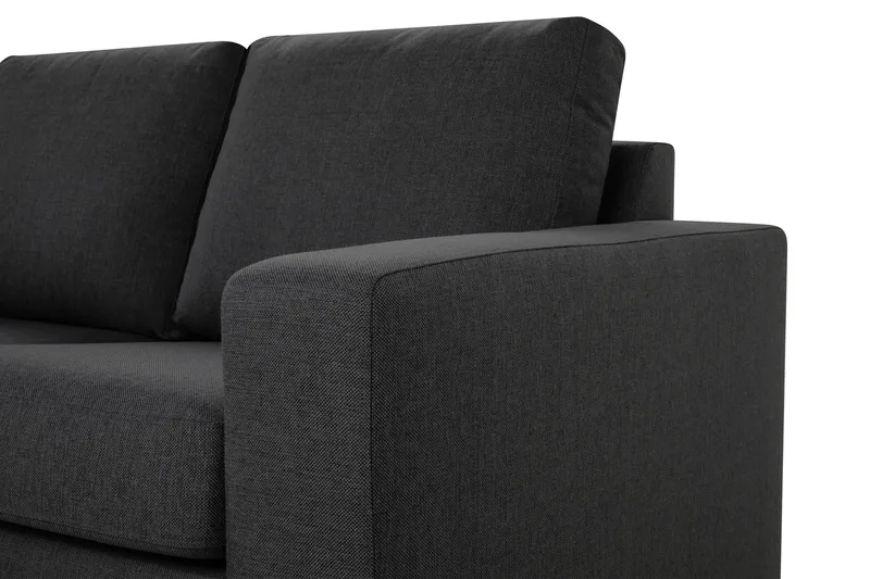Crazy 6-sits Vänstervänd U-formad X-Large Hörnsoffa med divan i Tyg - Mörkgrå - Möbler - Soffa - Hörnsoffa - Hörnsoffa med divan