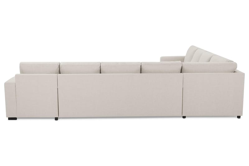 Crazy 7-sits Högervänd U-formad XX-Large Hörnsoffa med divan i Tyg - Beige - Möbler - Soffa - Hörnsoffa - Hörnsoffa med divan