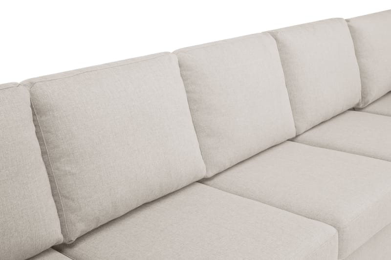Crazy 7-sits Högervänd U-formad XX-Large Hörnsoffa med divan i Tyg - Beige - Möbler - Soffa - Hörnsoffa - Hörnsoffa med divan