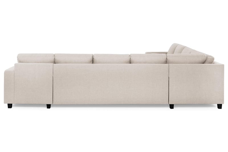 Crazy 7-sits Högervänd U-formad XX-Large Hörnsoffa med divan i Tyg - Beige - Möbler - Soffa - Hörnsoffa - Hörnsoffa med divan