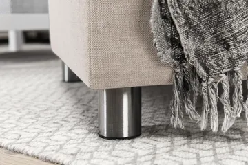 Crazy 7-sits Högervänd U-formad XX-Large Hörnsoffa med divan i Tyg - Beige - Möbler - Soffa - Hörnsoffa - Hörnsoffa med divan