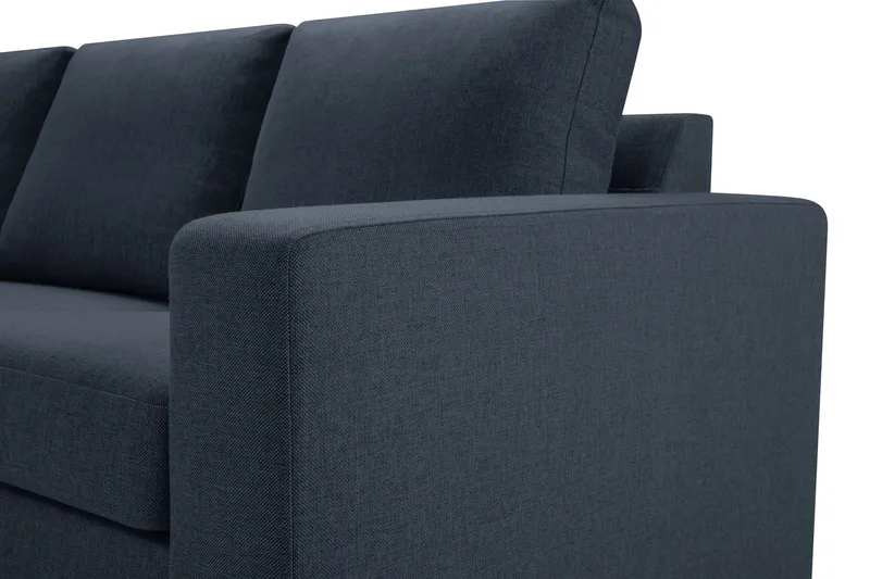 Crazy 7-sits Högervänd U-formad XX-Large Hörnsoffa med divan i Tyg - Blå - Möbler - Soffa - Hörnsoffa - Hörnsoffa med divan