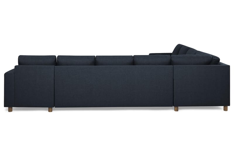 Crazy 7-sits Högervänd U-formad XX-Large Hörnsoffa med divan i Tyg - Blå - Möbler - Soffa - Hörnsoffa - Hörnsoffa med divan