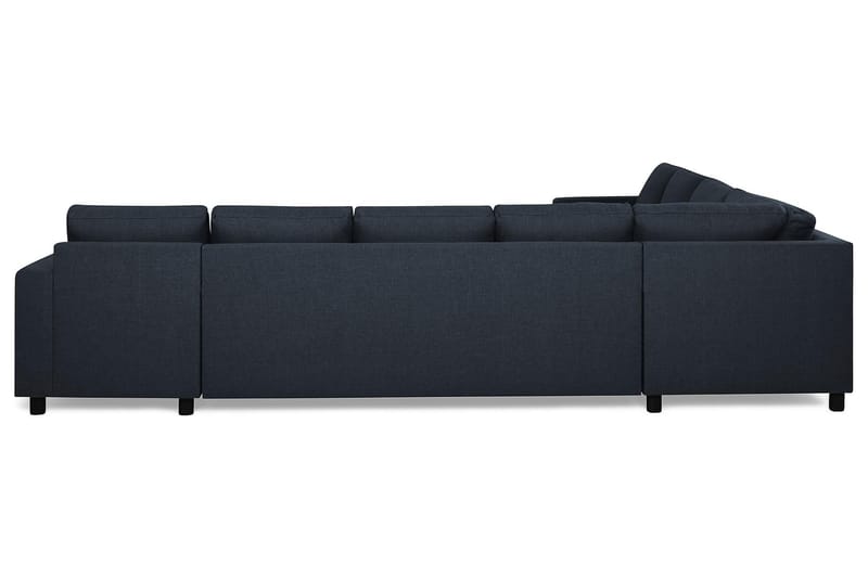 Crazy 7-sits Högervänd U-formad XX-Large Hörnsoffa med divan i Tyg - Blå - Möbler - Soffa - Hörnsoffa - Hörnsoffa med divan