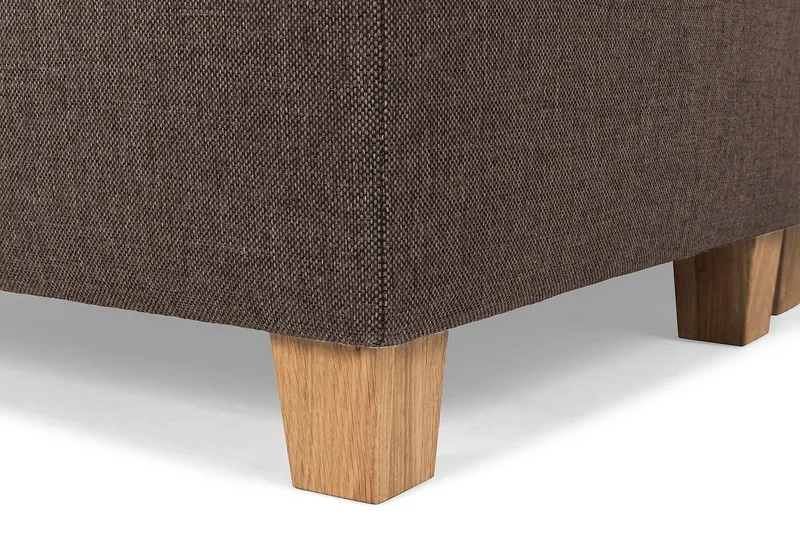 Crazy 7-sits Högervänd U-formad XX-Large Hörnsoffa med divan i Tyg - Brun - Möbler - Soffa - Hörnsoffa - Hörnsoffa med divan