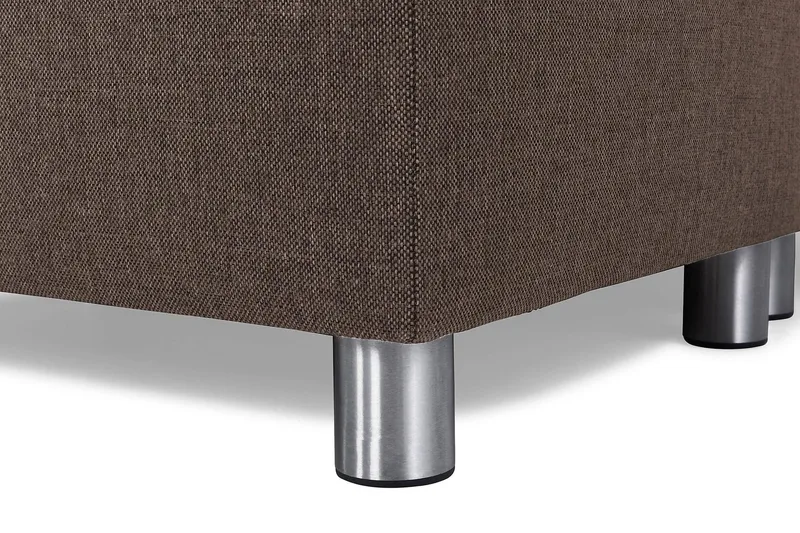 Crazy 7-sits Högervänd U-formad XX-Large Hörnsoffa med divan i Tyg - Brun - Möbler - Soffa - Hörnsoffa - Hörnsoffa med divan