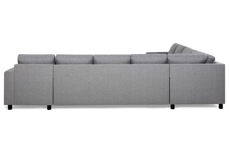 Crazy 7-sits Högervänd U-formad XX-Large Hörnsoffa med divan i Tyg - Grå - Möbler - Soffa - Hörnsoffa - Hörnsoffa med divan