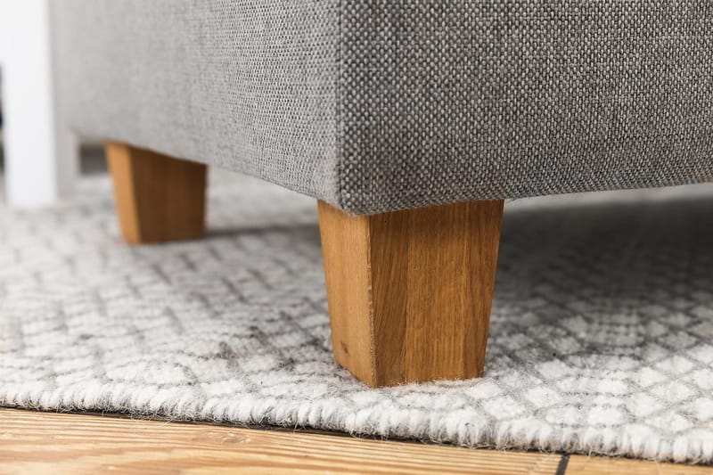 Crazy 7-sits Högervänd U-formad XX-Large Hörnsoffa med divan i Tyg - Grå - Möbler - Soffa - Hörnsoffa - Hörnsoffa med divan