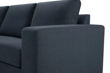 Crazy 7-sits Högervänd U-formad XX-Large Hörnsoffa med divan i Tyg - Mörkblå - Möbler - Soffa - Hörnsoffa - Hörnsoffa med divan