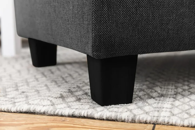 Crazy 7-sits Högervänd U-formad XX-Large Hörnsoffa med divan i Tyg - Mörkgrå - Möbler - Soffa - Hörnsoffa - Hörnsoffa med divan