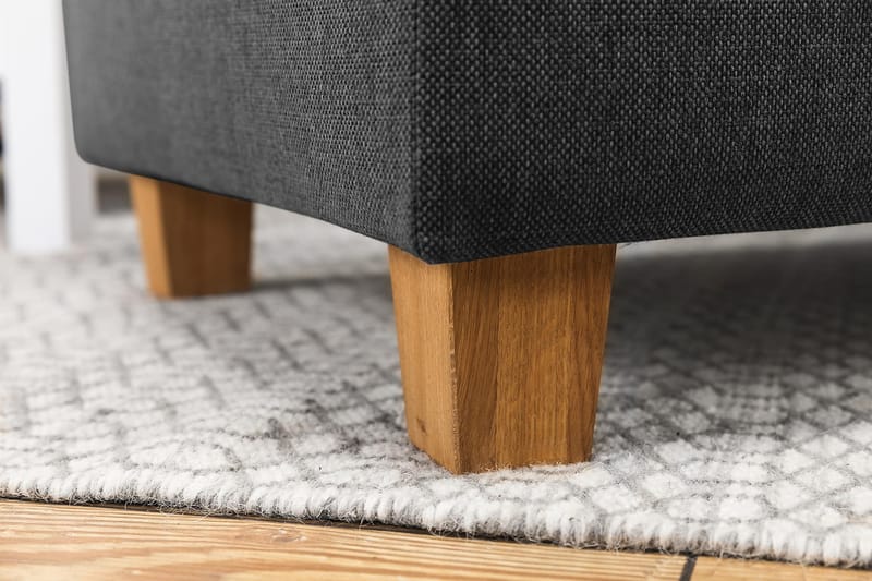 Crazy 7-sits Högervänd U-formad XX-Large Hörnsoffa med divan i Tyg - Mörkgrå - Möbler - Soffa - Hörnsoffa - Hörnsoffa med divan