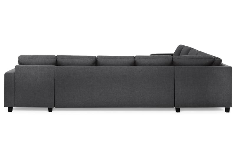 Crazy 7-sits Högervänd U-formad XX-Large Hörnsoffa med divan i Tyg - Mörkgrå - Möbler - Soffa - Hörnsoffa - Hörnsoffa med divan