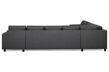 Crazy 7-sits Högervänd U-formad XX-Large Hörnsoffa med divan i Tyg - Mörkgrå - Möbler - Soffa - Hörnsoffa - Hörnsoffa med divan