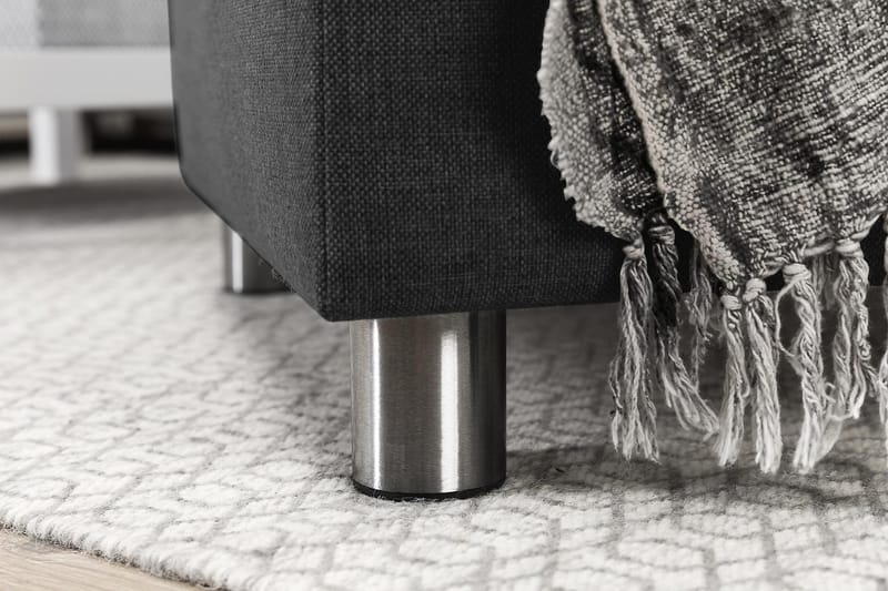 Crazy 7-sits Högervänd U-formad XX-Large Hörnsoffa med divan i Tyg - Mörkgrå - Möbler - Soffa - Hörnsoffa - Hörnsoffa med divan