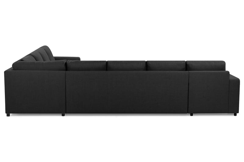 Crazy 7-sits Vändbar L-formad XX-Large Hörnsoffa i Tyg - Antracit - Möbler - Soffa - Skinnsoffor
