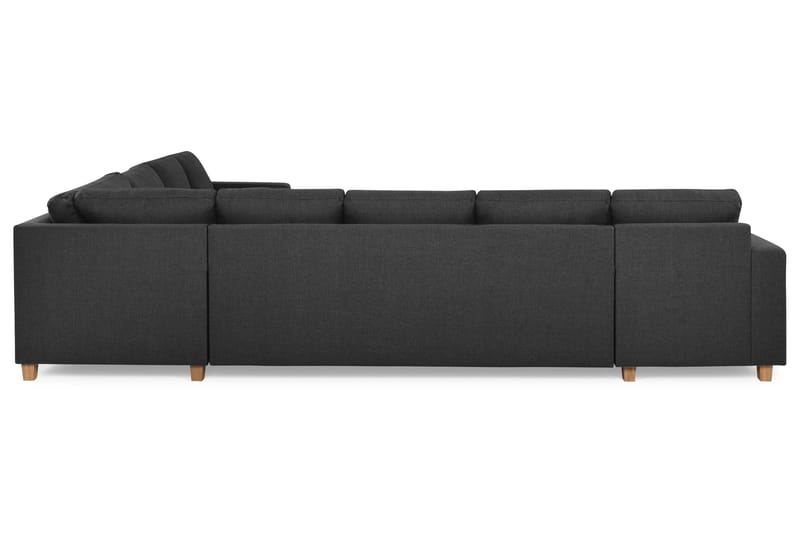 Crazy 7-sits Vändbar L-formad XX-Large Hörnsoffa i Tyg - Antracit - Möbler - Soffa - Hörnsoffa