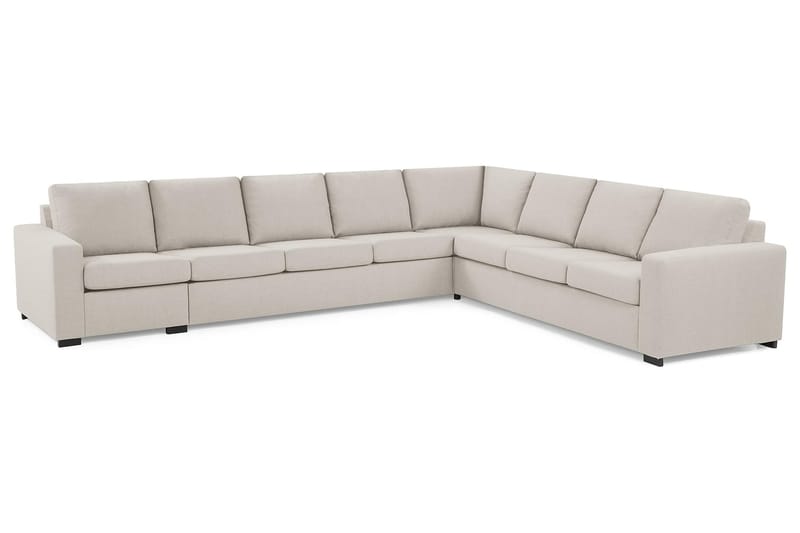 Crazy 7-sits Vändbar L-formad XX-Large Hörnsoffa i Tyg - Beige - Möbler - Soffa - Hörnsoffa