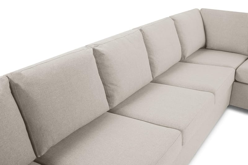 Crazy 7-sits Vändbar L-formad XX-Large Hörnsoffa i Tyg - Beige - Möbler - Soffa - Hörnsoffa