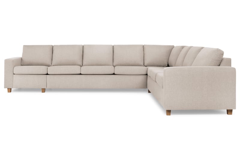 Crazy 7-sits Vändbar L-formad XX-Large Hörnsoffa i Tyg - Beige - Möbler - Soffa - Hörnsoffa