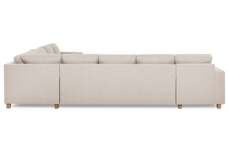 Crazy 7-sits Vändbar L-formad XX-Large Hörnsoffa i Tyg - Beige - Möbler - Soffa - Hörnsoffa
