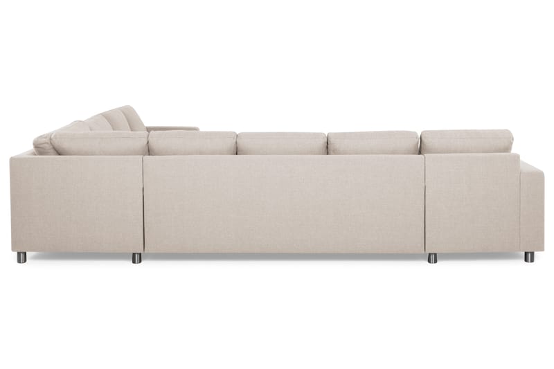 Crazy 7-sits Vändbar L-formad XX-Large Hörnsoffa i Tyg - Beige - Möbler - Soffa - Hörnsoffa