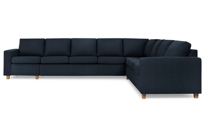 Crazy 7-sits Vändbar L-formad XX-Large Hörnsoffa i Tyg - Blå - Möbler - Soffa - Hörnsoffa