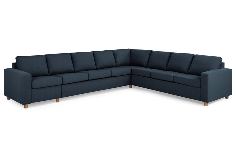 Crazy 7-sits Vändbar L-formad XX-Large Hörnsoffa i Tyg - Blå - Möbler - Soffa - Hörnsoffa