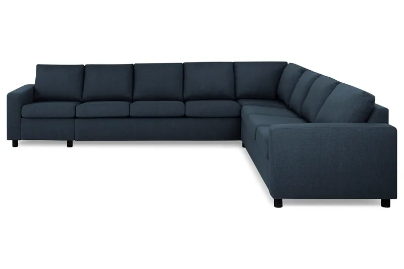 Crazy 7-sits Vändbar L-formad XX-Large Hörnsoffa i Tyg - Blå - Möbler - Soffa - Hörnsoffa