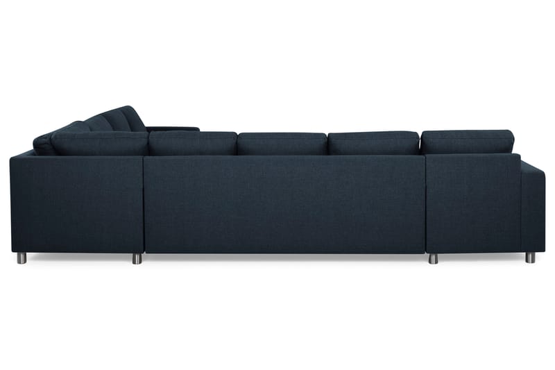 Crazy 7-sits Vändbar L-formad XX-Large Hörnsoffa i Tyg - Blå - Möbler - Soffa - Hörnsoffa
