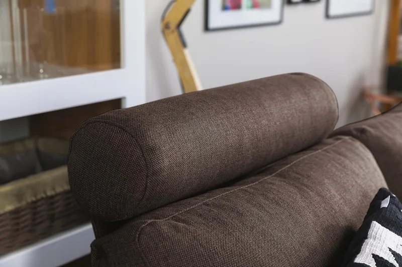 Crazy 7-sits Vändbar L-formad XX-Large Hörnsoffa i Tyg - Brun - Möbler - Soffa - Hörnsoffa - Hörnsoffa med divan