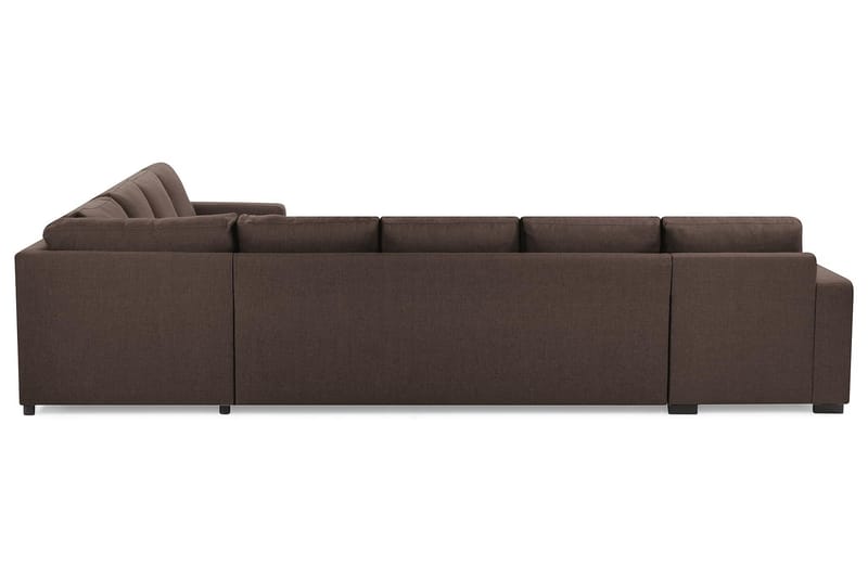 Crazy 7-sits Vändbar L-formad XX-Large Hörnsoffa i Tyg - Brun - Möbler - Soffa - Hörnsoffa