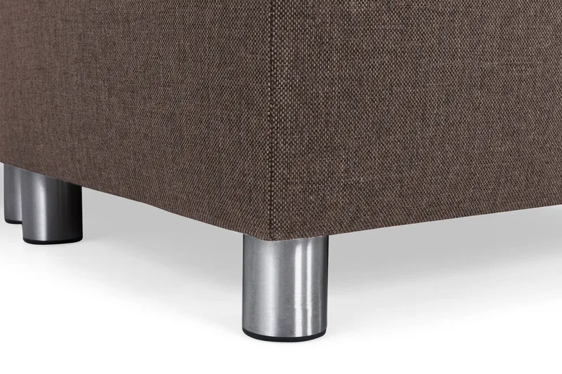 Crazy 7-sits Vändbar L-formad XX-Large Hörnsoffa i Tyg - Brun - Möbler - Soffa - Hörnsoffa