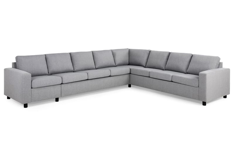 Crazy 7-sits Vändbar L-formad XX-Large Hörnsoffa i Tyg - Grå - Möbler - Soffa - Hörnsoffa