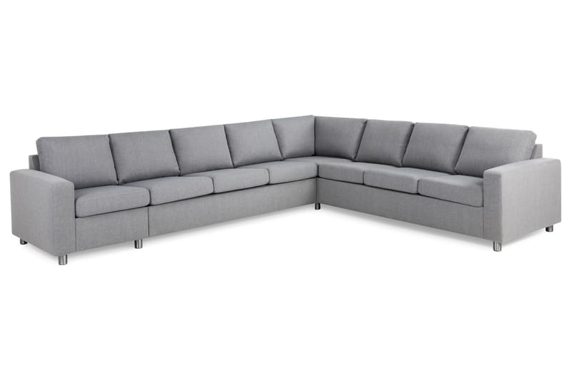 Crazy 7-sits Vändbar L-formad XX-Large Hörnsoffa i Tyg - Grå - Möbler - Soffa - Skinnsoffor