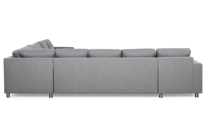 Crazy 7-sits Vändbar L-formad XX-Large Hörnsoffa i Tyg - Grå - Möbler - Soffa - Skinnsoffor
