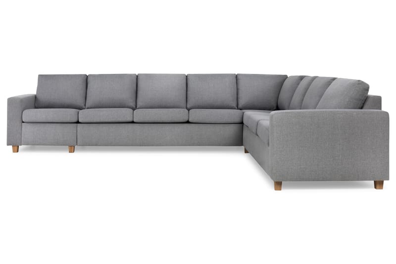 Crazy 7-sits Vändbar L-formad XX-Large Hörnsoffa i Tyg - Grå - Möbler - Soffa - Hörnsoffa