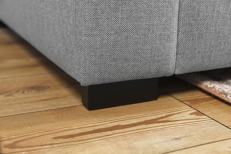 Crazy 7-sits Vändbar L-formad XX-Large Hörnsoffa i Tyg - Grå - Möbler - Soffa - Hörnsoffa