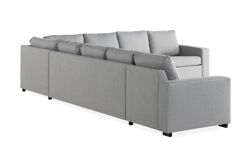 Crazy 7-sits Vändbar L-formad XX-Large Hörnsoffa i Tyg - Grå - Möbler - Soffa - Hörnsoffa