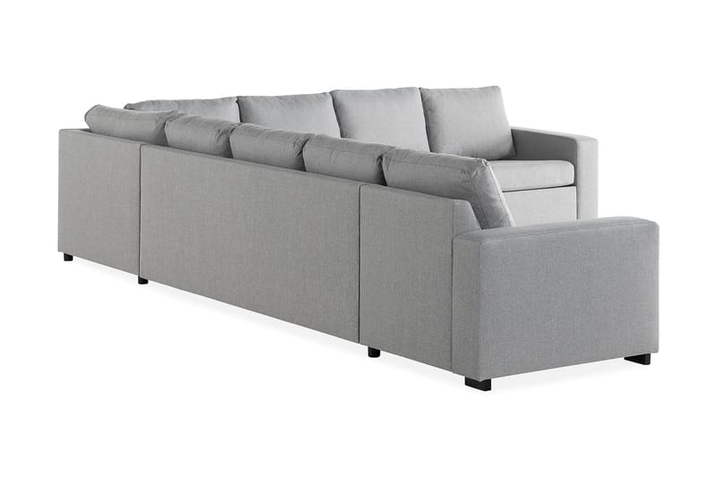 Crazy 7-sits Vändbar L-formad XX-Large Hörnsoffa i Tyg - Grå - Möbler - Soffa - Hörnsoffa