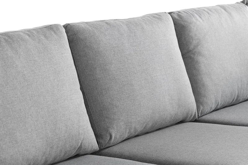 Crazy 7-sits Vändbar L-formad XX-Large Hörnsoffa i Tyg - Grå - Möbler - Soffa - Hörnsoffa