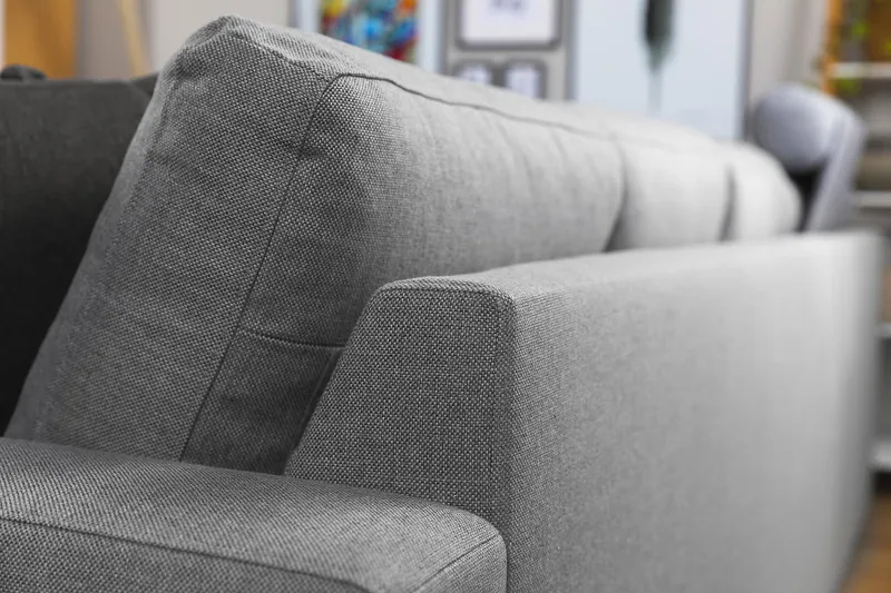 Crazy 7-sits Vändbar L-formad XX-Large Hörnsoffa i Tyg - Grå - Möbler - Soffa - Hörnsoffa