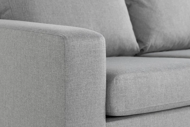 Crazy 7-sits Vändbar L-formad XX-Large Hörnsoffa i Tyg - Grå - Möbler - Soffa - Hörnsoffa