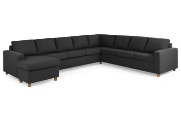 Crazy 7-sits Vändbar U-formad XX-Large Hörnsoffa med divan i Tyg - Antracit - Möbler - Soffa - Hörnsoffa - Hörnsoffa med divan