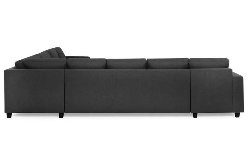 Crazy 7-sits Vändbar U-formad XX-Large Hörnsoffa med divan i Tyg - Antracit - Möbler - Soffa - Hörnsoffa - Hörnsoffa med divan
